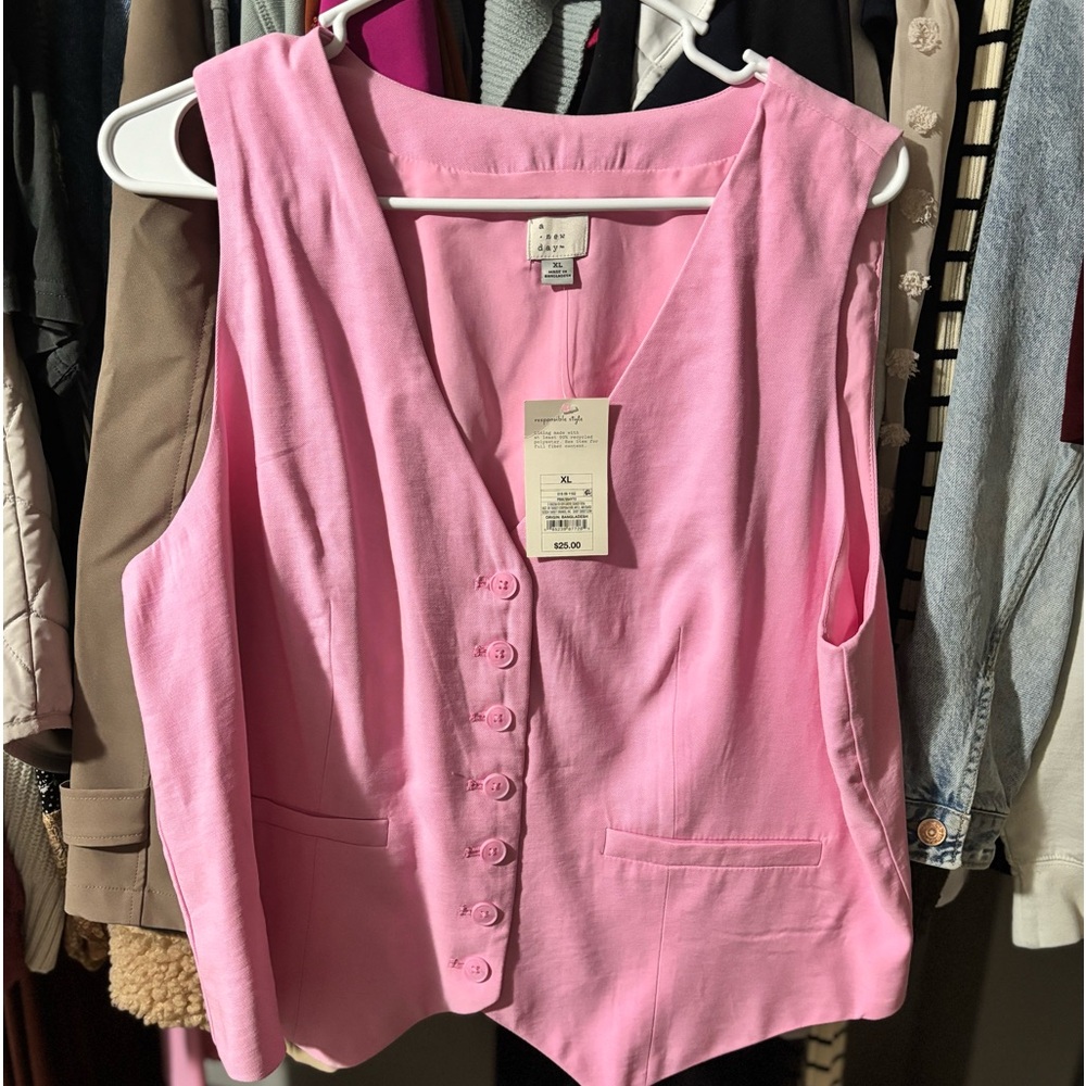 Target sleeveless blazer!